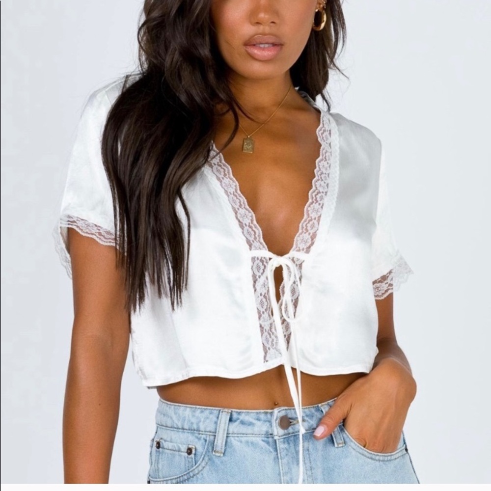 Silk Tie front top
